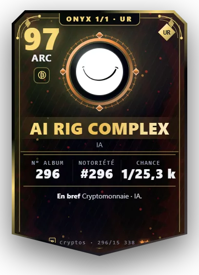 Carte Reflex AI Rig Complex, version Onyx 1/1