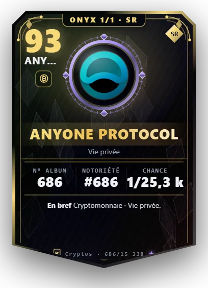 Carte Reflex ANyONe Protocol, version Onyx 1/1