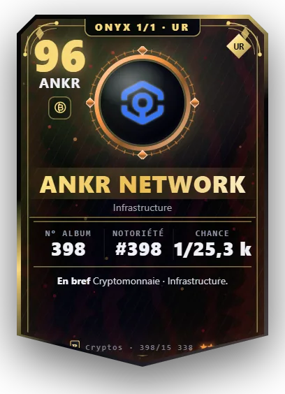 Carte Reflex Ankr Network, version Onyx 1/1