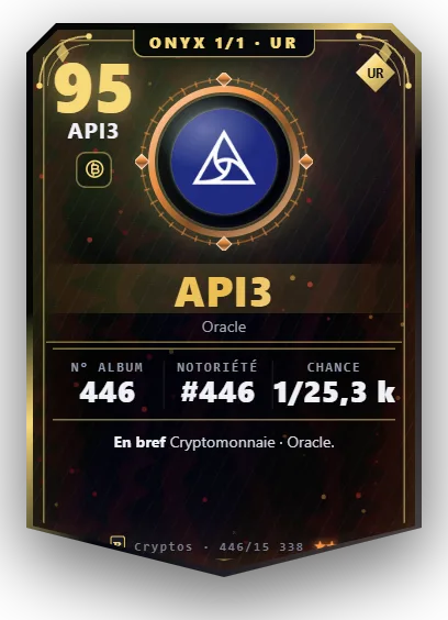 Carte Reflex Api3, version Onyx 1/1