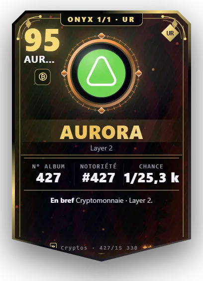 Carte Reflex Aurora, version Onyx 1/1