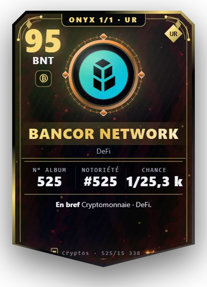 Carte Reflex Bancor Network, version Onyx 1/1