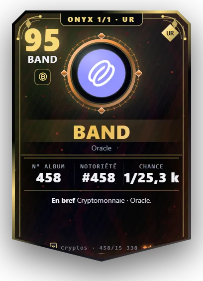 Carte Reflex Band, version Onyx 1/1