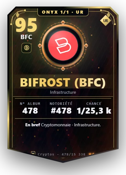 Carte Reflex Bifrost, version Onyx 1/1