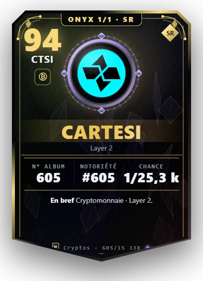 Carte Reflex Cartesi, version Onyx 1/1