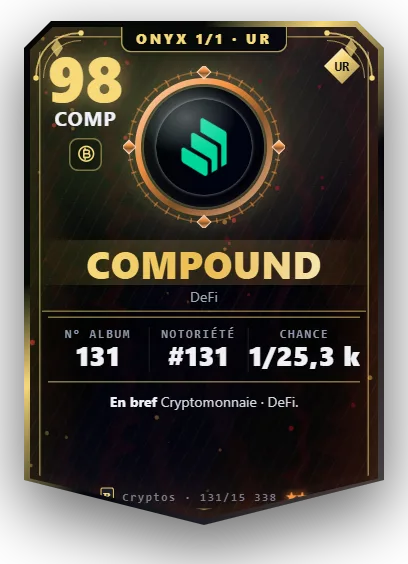 Carte Reflex Compound, version Onyx 1/1
