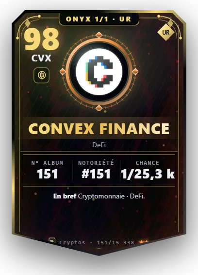 Carte Reflex Convex Finance, version Onyx 1/1