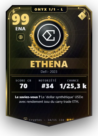 Carte Reflex Ethena, version Onyx 1/1