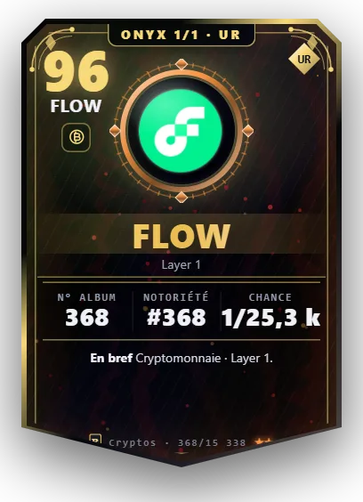 Carte Reflex Flow, version Onyx 1/1