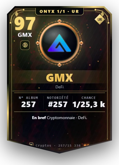 Carte Reflex GMX, version Onyx 1/1
