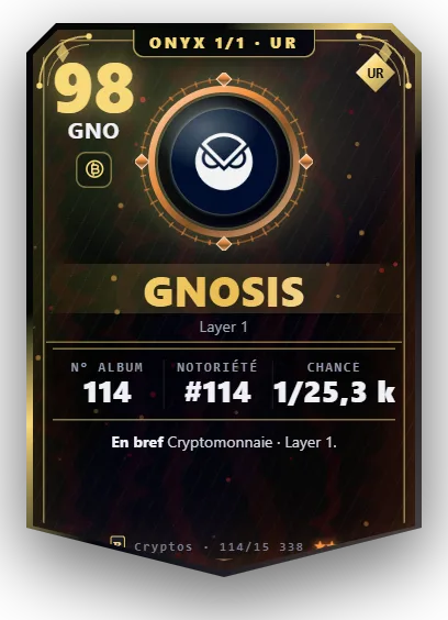 Carte Reflex Gnosis, version Onyx 1/1