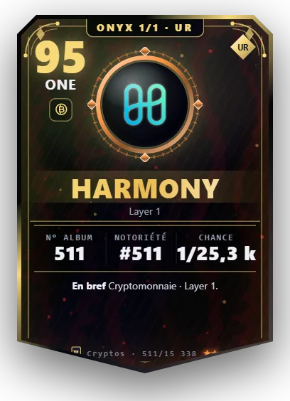 Carte Reflex Harmony, version Onyx 1/1