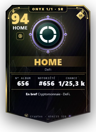 Carte Reflex HOME, version Onyx 1/1