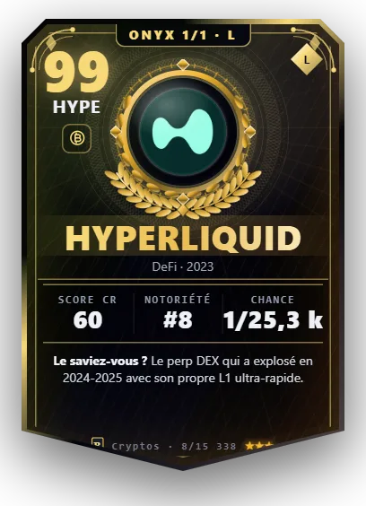 Carte Reflex Hyperliquid, version Onyx 1/1
