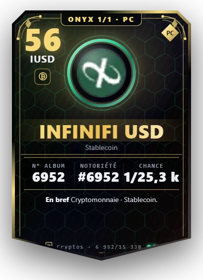 Carte Reflex InfiniFi USD, version Onyx 1/1