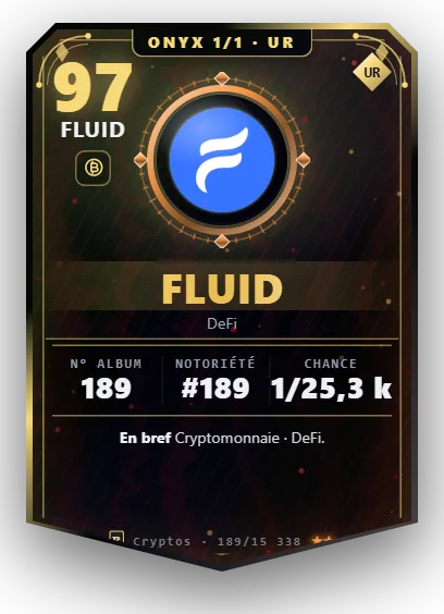 Carte Reflex Fluid, version Onyx 1/1