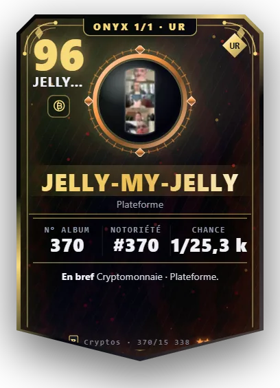 Carte Reflex Jelly-My-Jelly, version Onyx 1/1