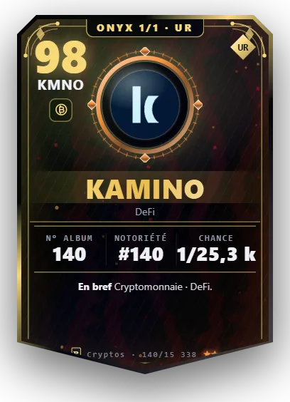 Carte Reflex Kamino, version Onyx 1/1