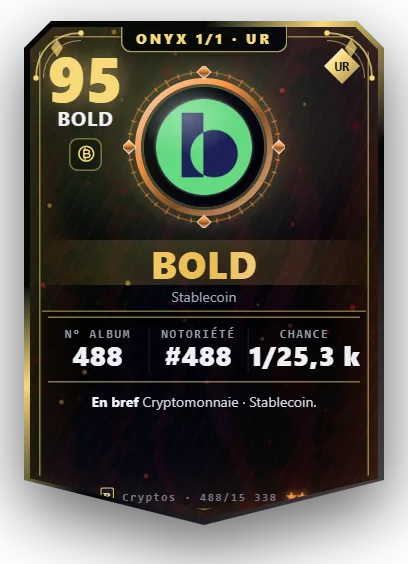 Carte Reflex BOLD, version Onyx 1/1