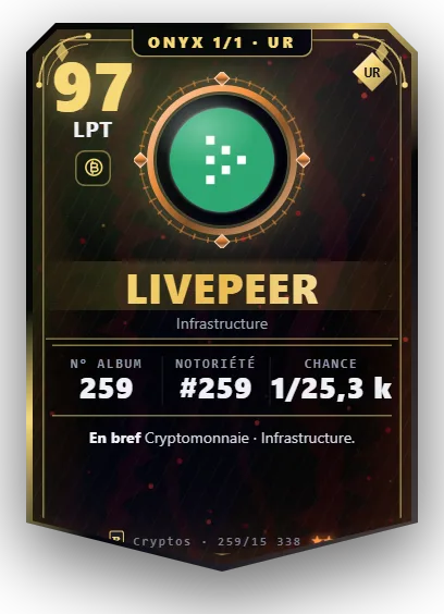 Carte Reflex Livepeer, version Onyx 1/1