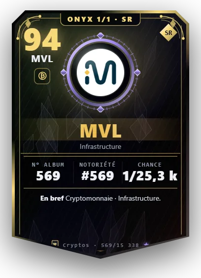 Carte Reflex MVL, version Onyx 1/1