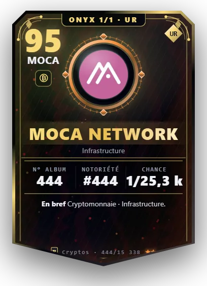 Carte Reflex Moca Network, version Onyx 1/1