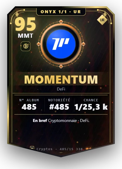 Carte Reflex Momentum, version Onyx 1/1