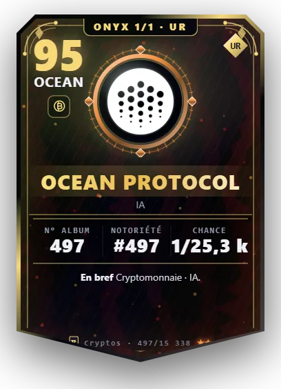 Carte Reflex Ocean Protocol, version Onyx 1/1