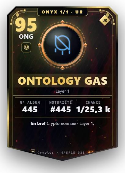 Carte Reflex Ontology Gas, version Onyx 1/1
