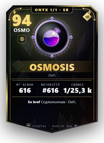 Carte Reflex Osmosis, version Onyx 1/1