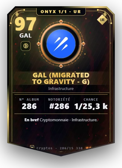 Carte Reflex GAL, version Onyx 1/1