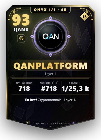 Carte Reflex QANplatform, version Onyx 1/1