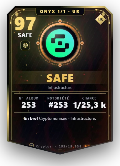 Carte Reflex Safe, version Onyx 1/1