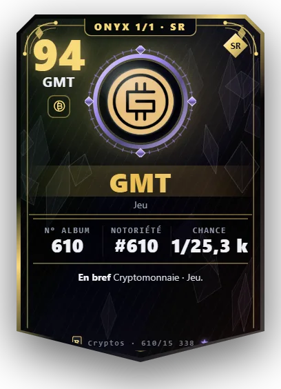 Carte Reflex GMT, version Onyx 1/1
