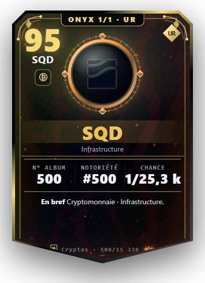Carte Reflex SQD, version Onyx 1/1