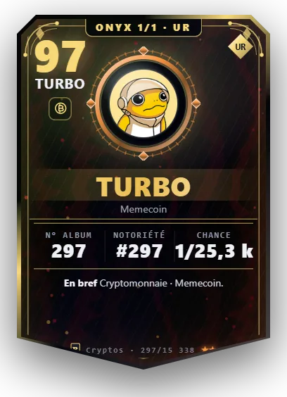 Carte Reflex Turbo, version Onyx 1/1