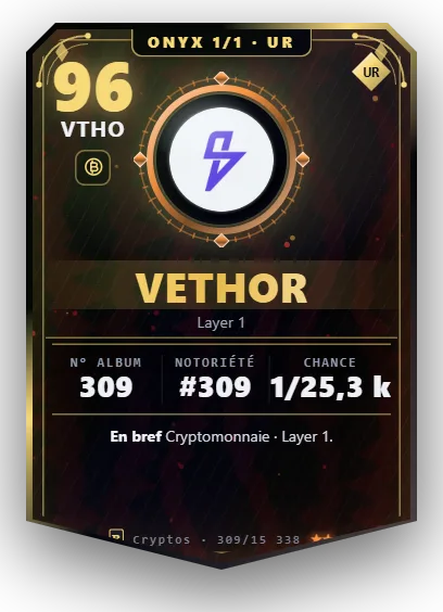 Carte Reflex VeThor, version Onyx 1/1