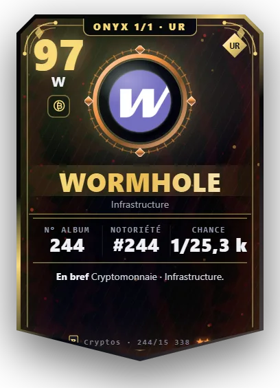Carte Reflex Wormhole, version Onyx 1/1