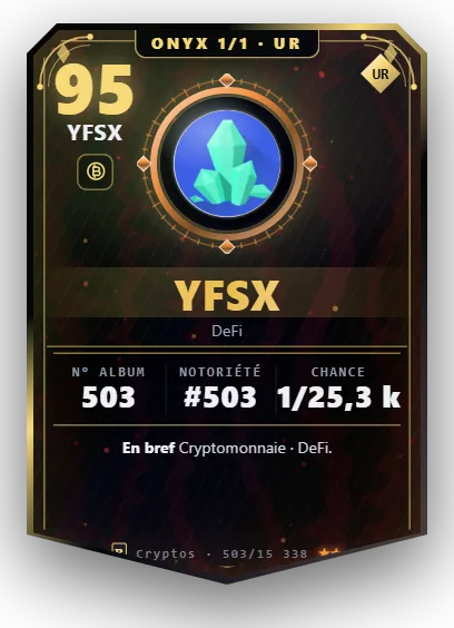Carte Reflex YFSX, version Onyx 1/1