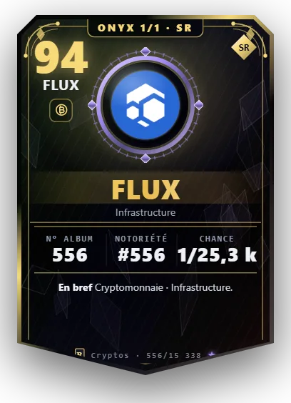 Carte Reflex Flux, version Onyx 1/1